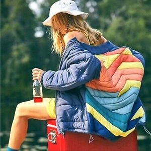 Free People Movement Midnight Moon Bomber jacket M NWT